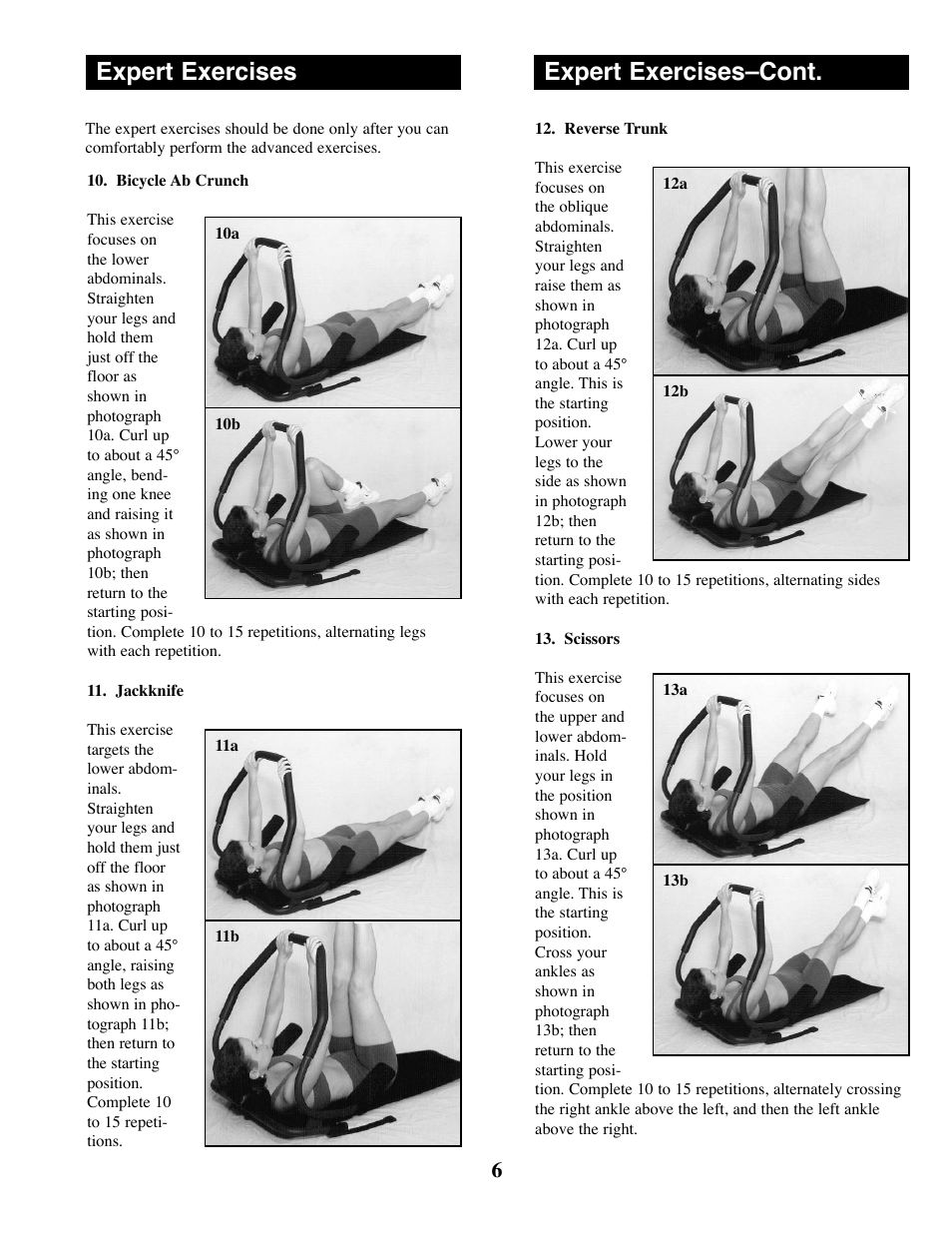 Expert exercises expert exercisesðcont | Sears 31.280781 User Manual | Page 6 / 8