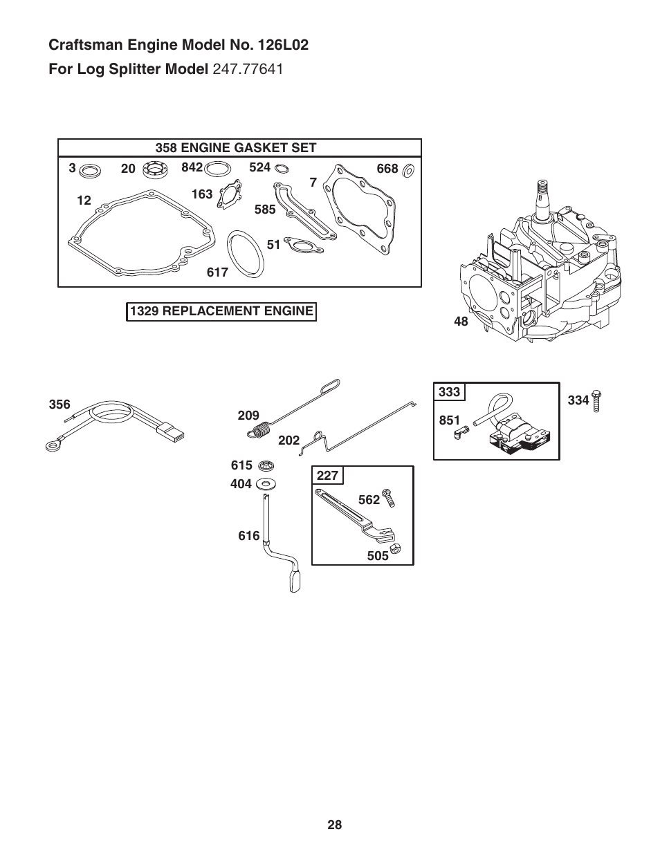 Sears Craftsman 247.7764 User Manual | Page 28 / 60
