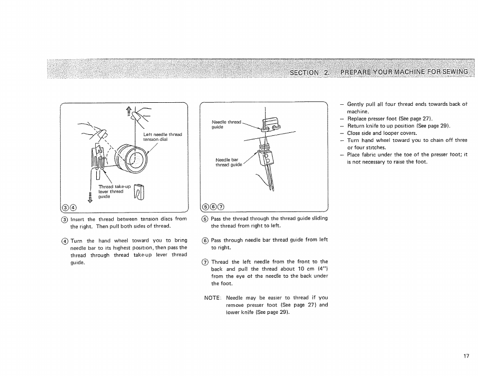 Sears OVERLOCK 385. 564180 User Manual | Page 18 / 46