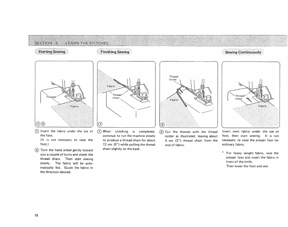 Sears OVERLOCK 385. 564180 User Manual | Page 19 / 46