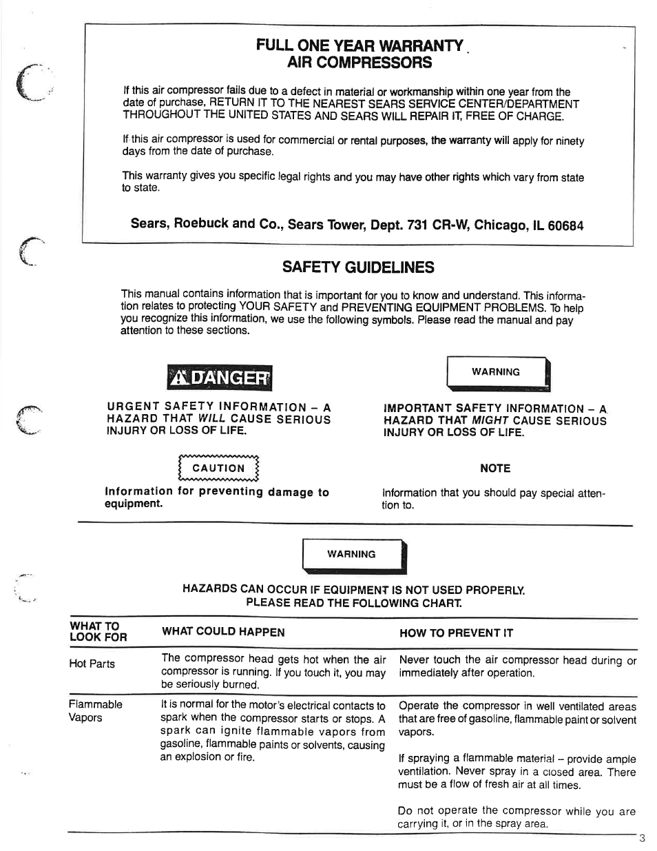 Ædangefp | Sears Craftsman 919.153110 User Manual | Page 3 / 16
