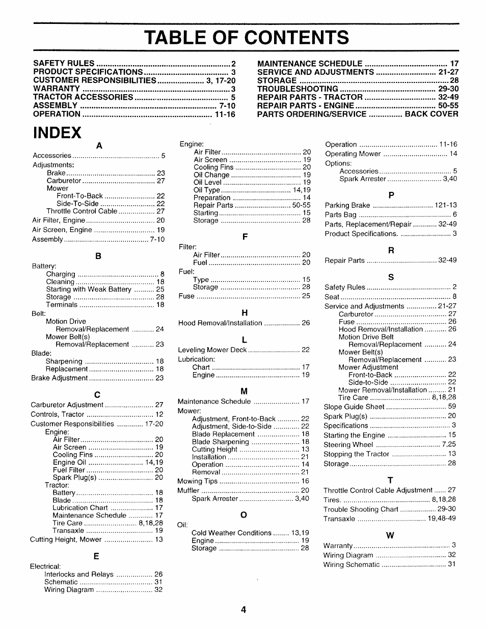 Sears 917.252714 User Manual | Page 4 / 120