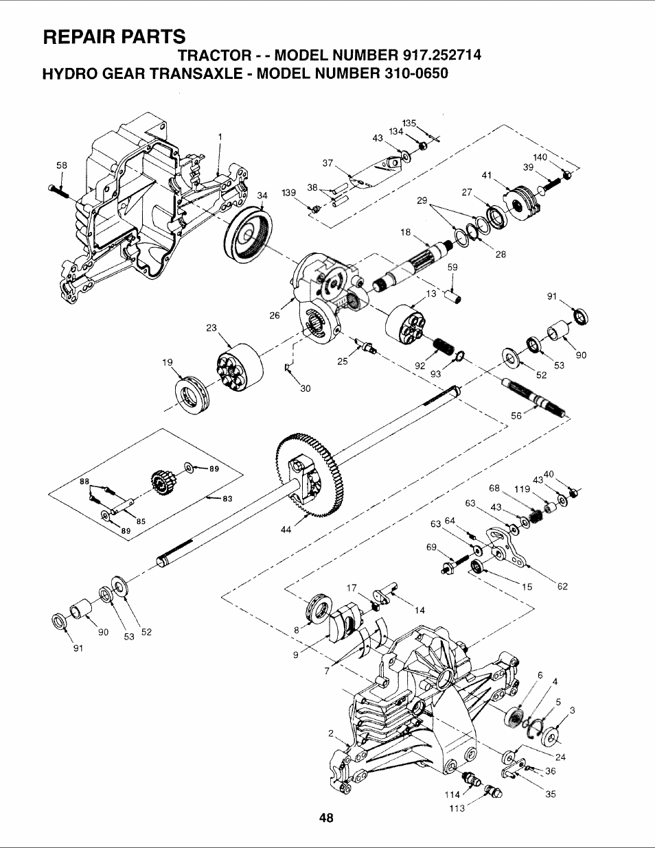 Sears 917.252714 User Manual | Page 48 / 120