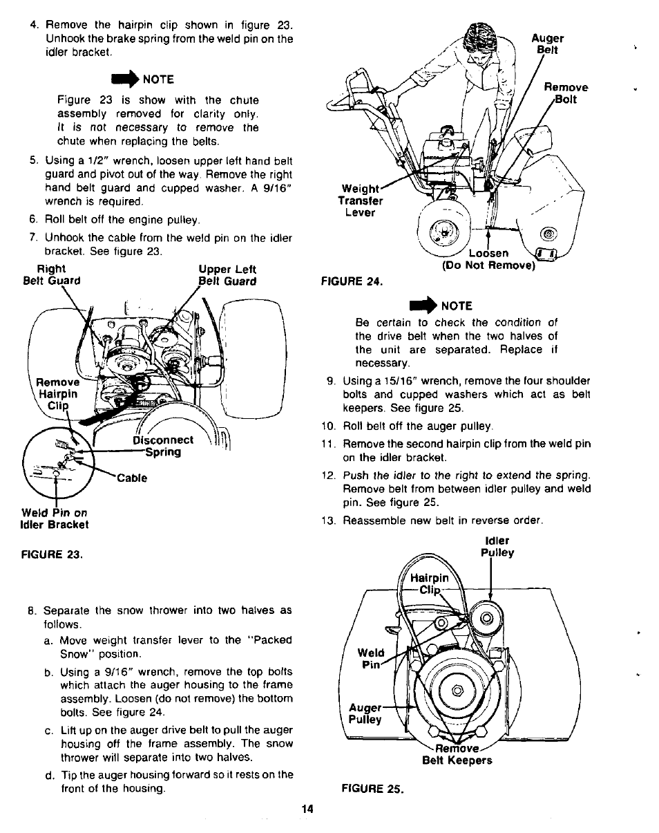 Note | Sears 247.8867 User Manual | Page 14 / 32