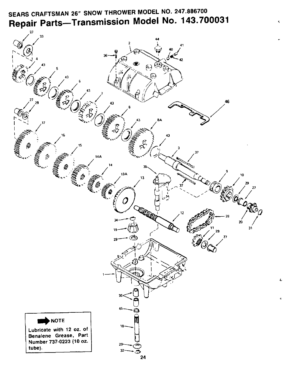 Sears 247.8867 User Manual | Page 24 / 32