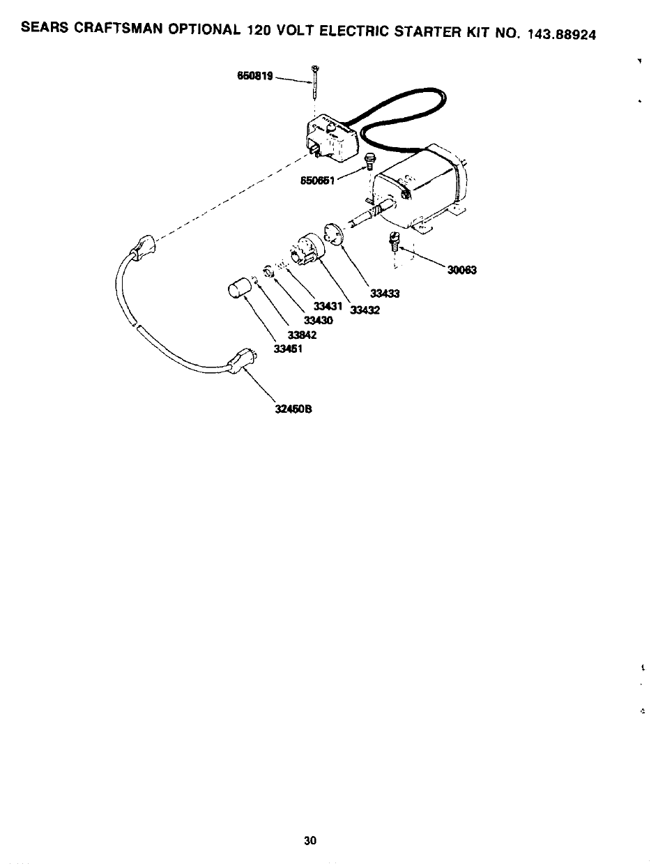 Sears 247.8867 User Manual | Page 30 / 32