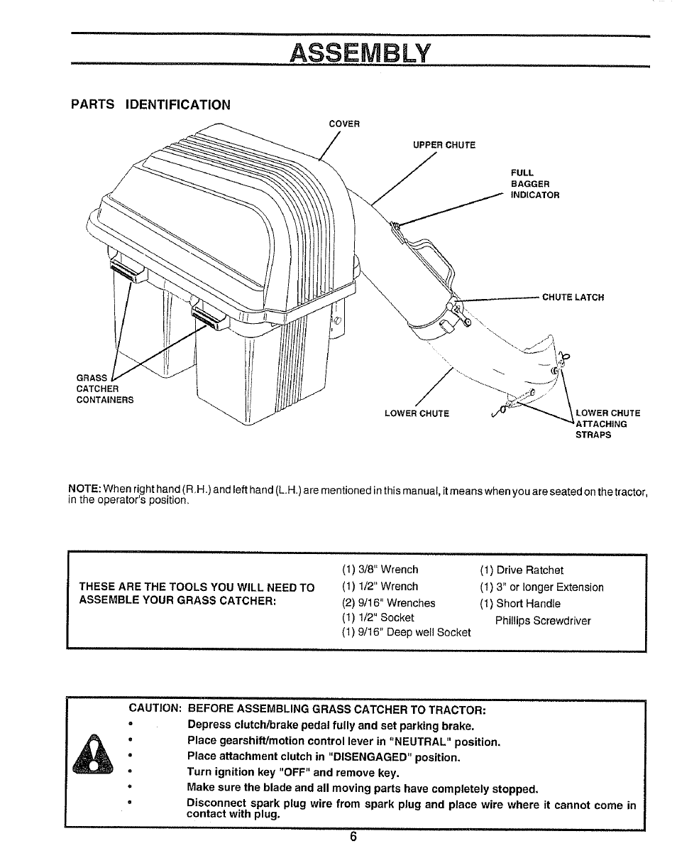 Parts identification | Sears 917.249491 User Manual | Page 6 / 16
