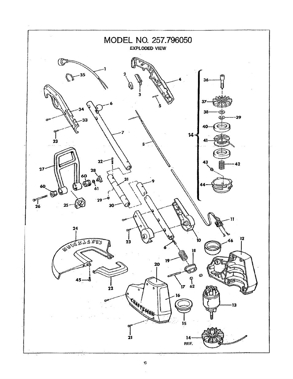 Sears 257.79605 User Manual | Page 6 / 8