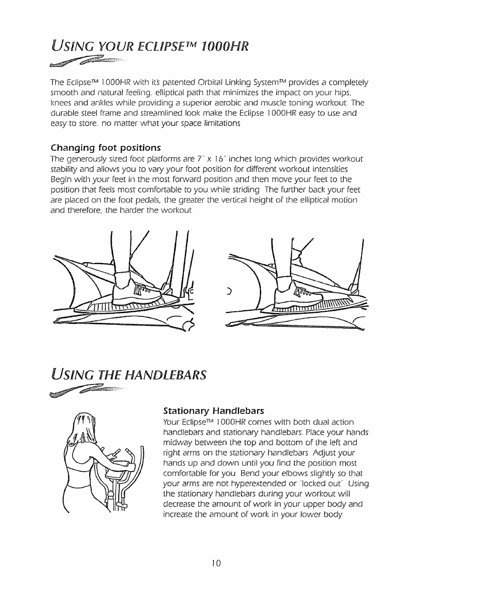 Sears Eclipse 1000HR User Manual | Page 11 / 26