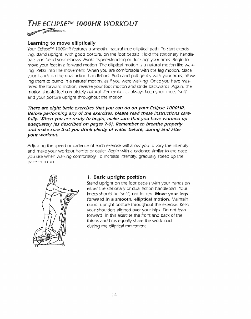 Sears Eclipse 1000HR User Manual | Page 15 / 26