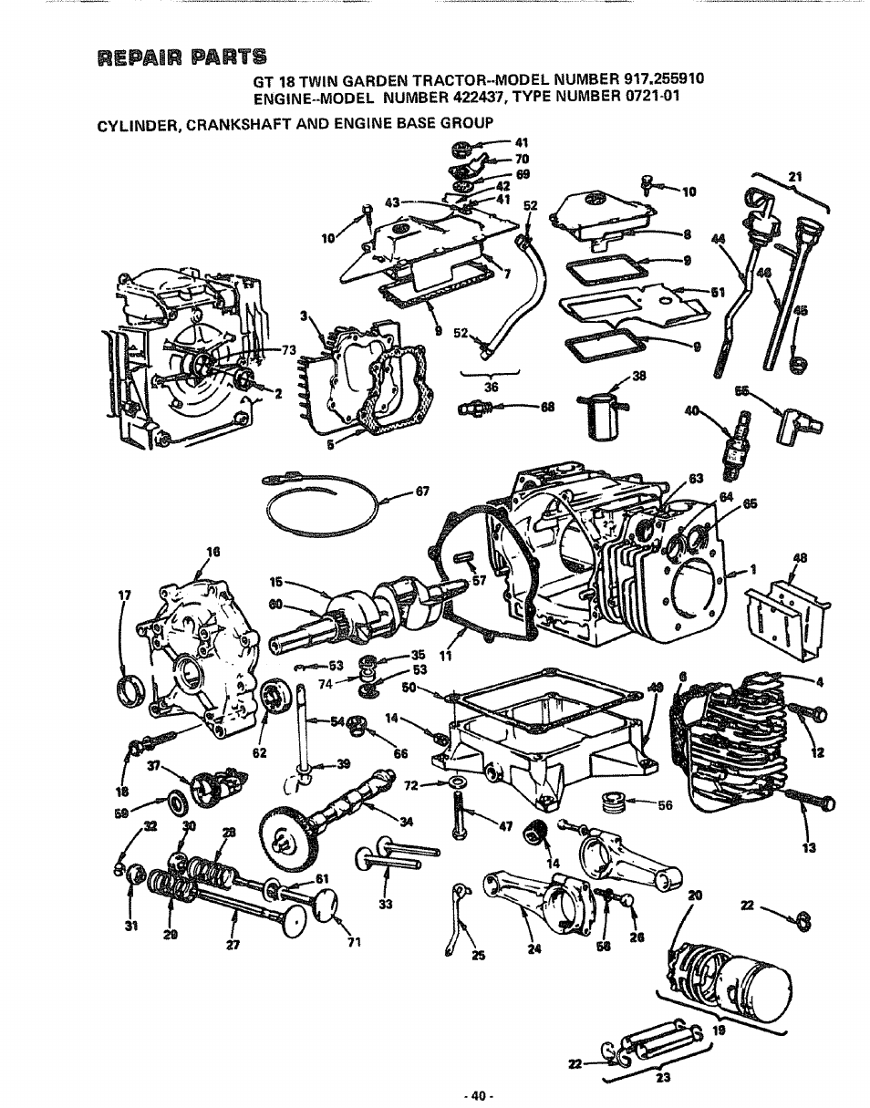 Sears 917.25591 User Manual | Page 40 / 48