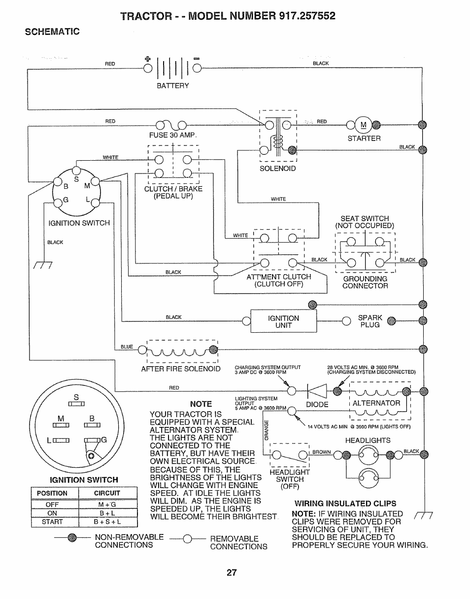 Schematic, L-0-1 | Sears 917.257552 User Manual | Page 27 / 56