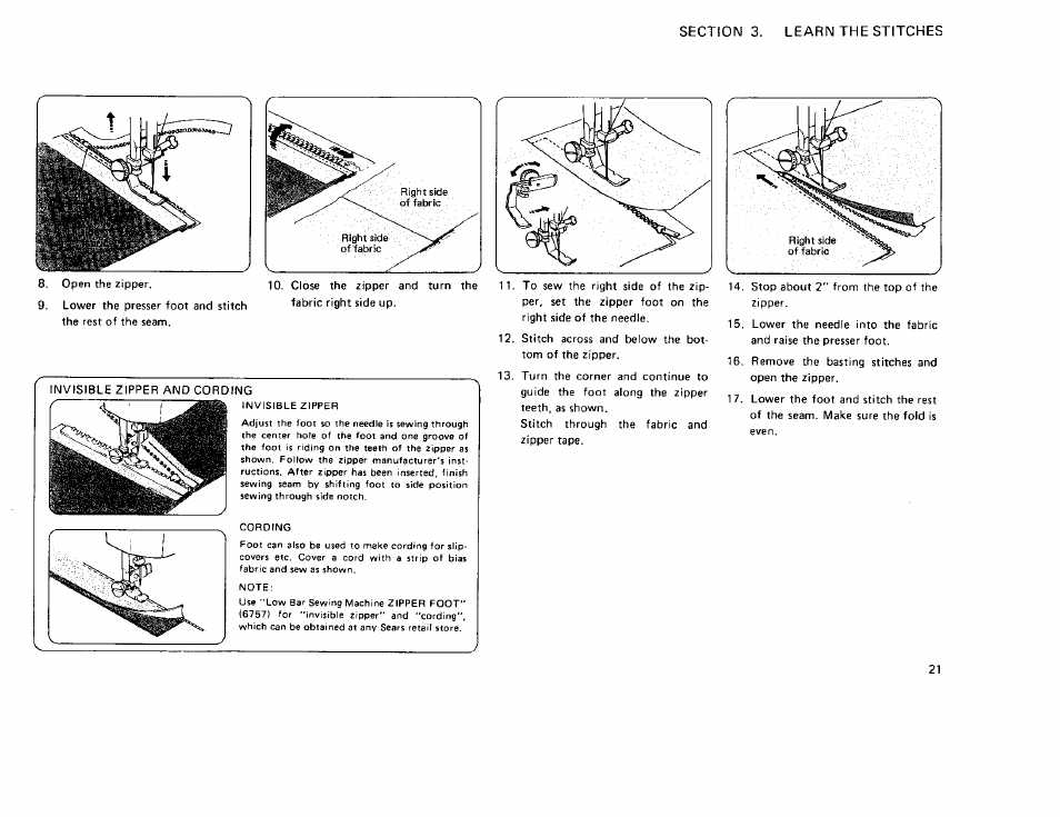 Sears KENMORE 385. 12708 User Manual | Page 22 / 45