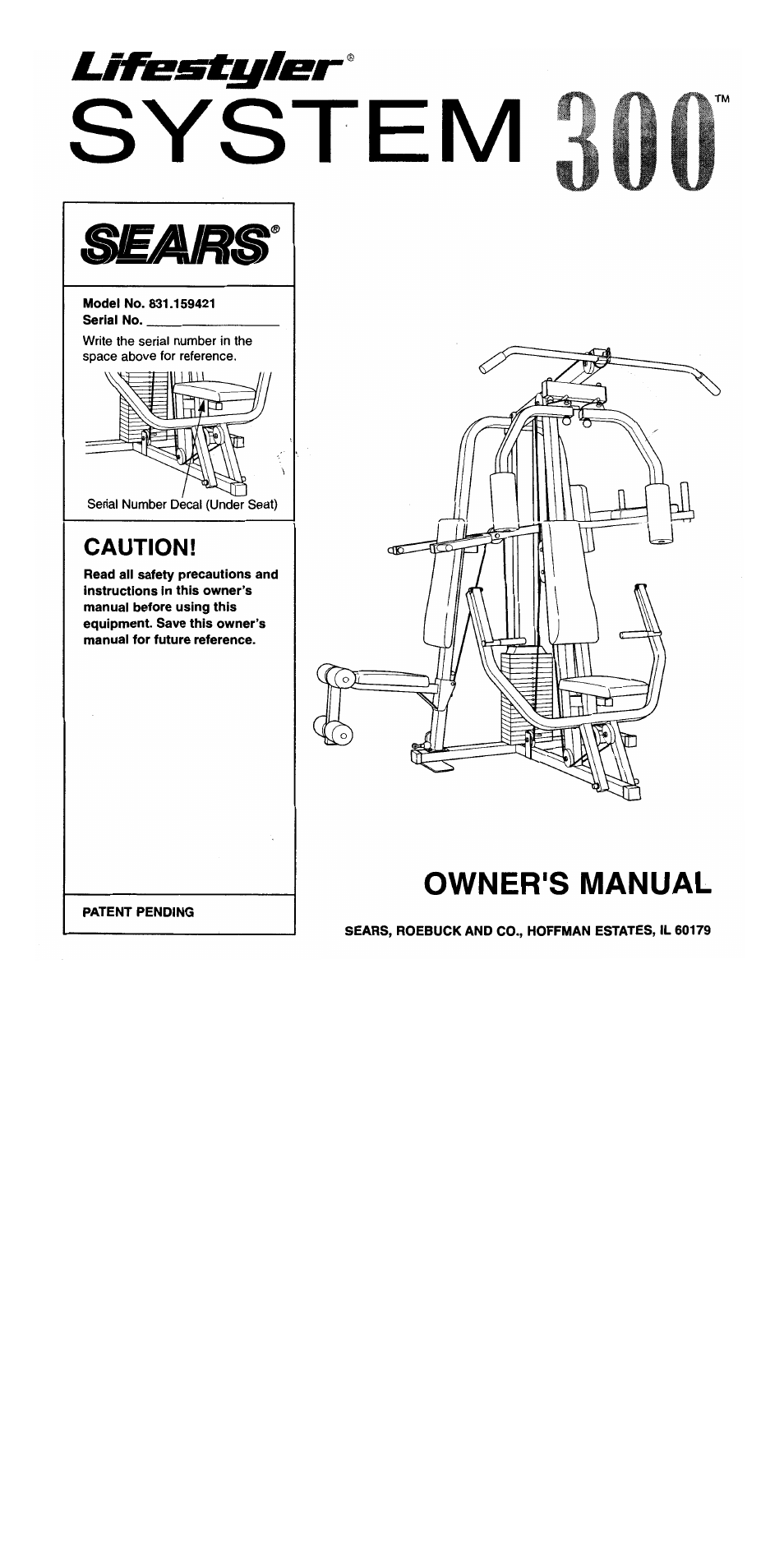 Sears 300 User Manual | 31 pages