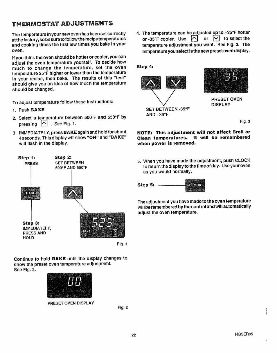 Thermostat adjustments, A ■ v | Sears 36725 User Manual | Page 23 / 24
