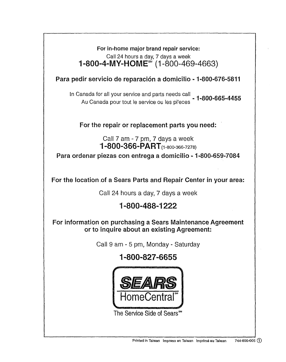 8uu-366-part | Sears 385.12912 User Manual | Page 79 / 79