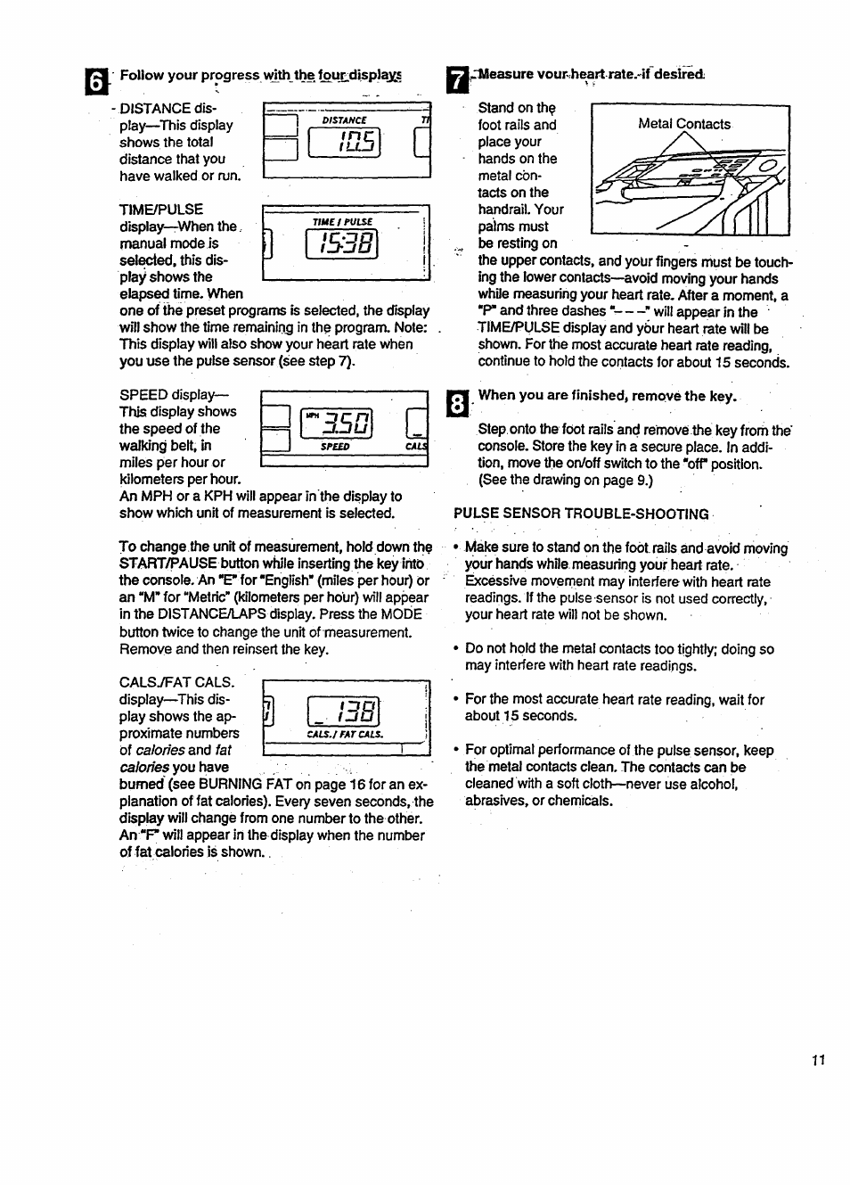 Sears QUICK GRIP PULSE 831.29788 User Manual | Page 11 / 20