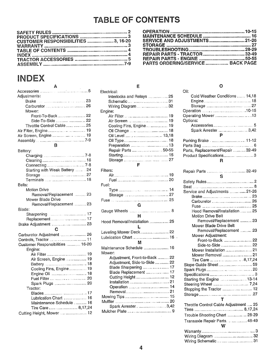 Sears 917.25953 User Manual | Page 4 / 30