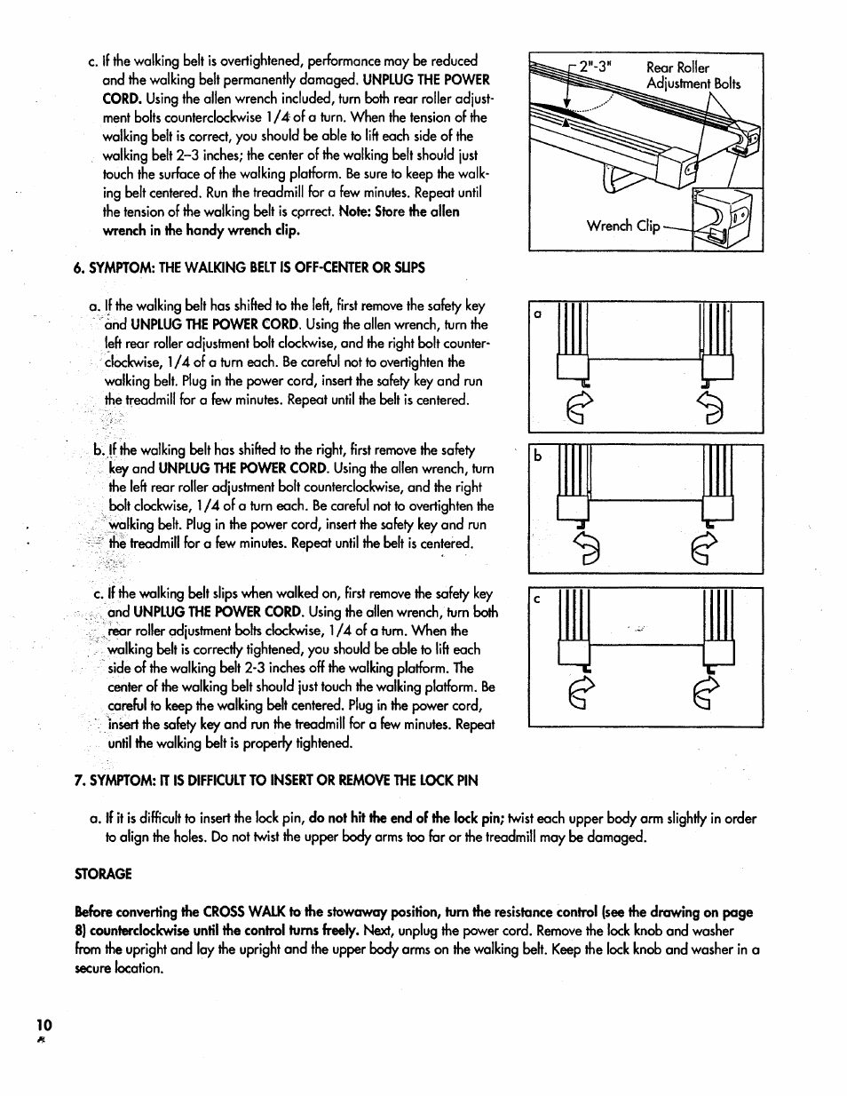 Sears CROSS WALK 831.297311 User Manual | Page 10 / 16