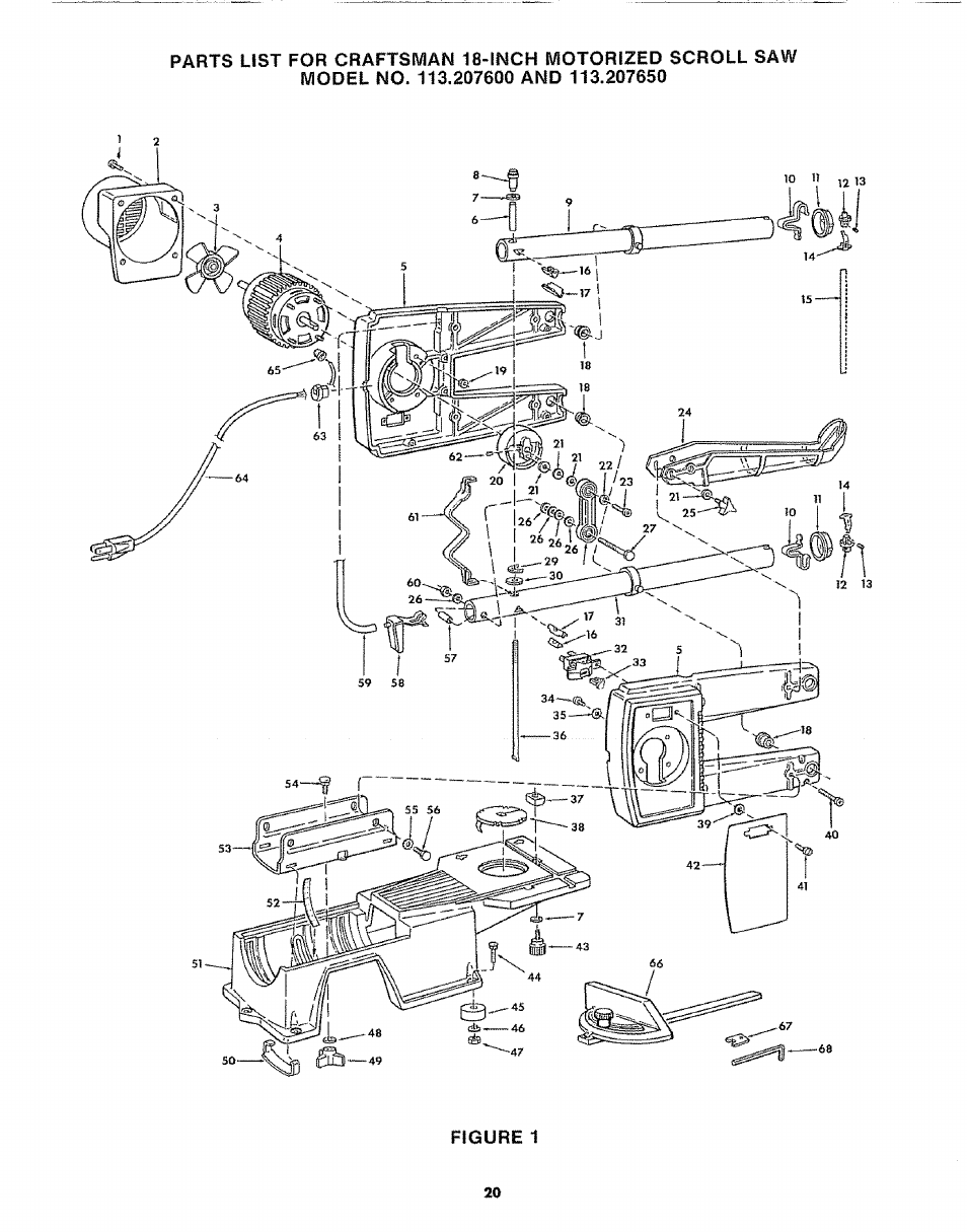 Sears 113.20765 User Manual | Page 20 / 24