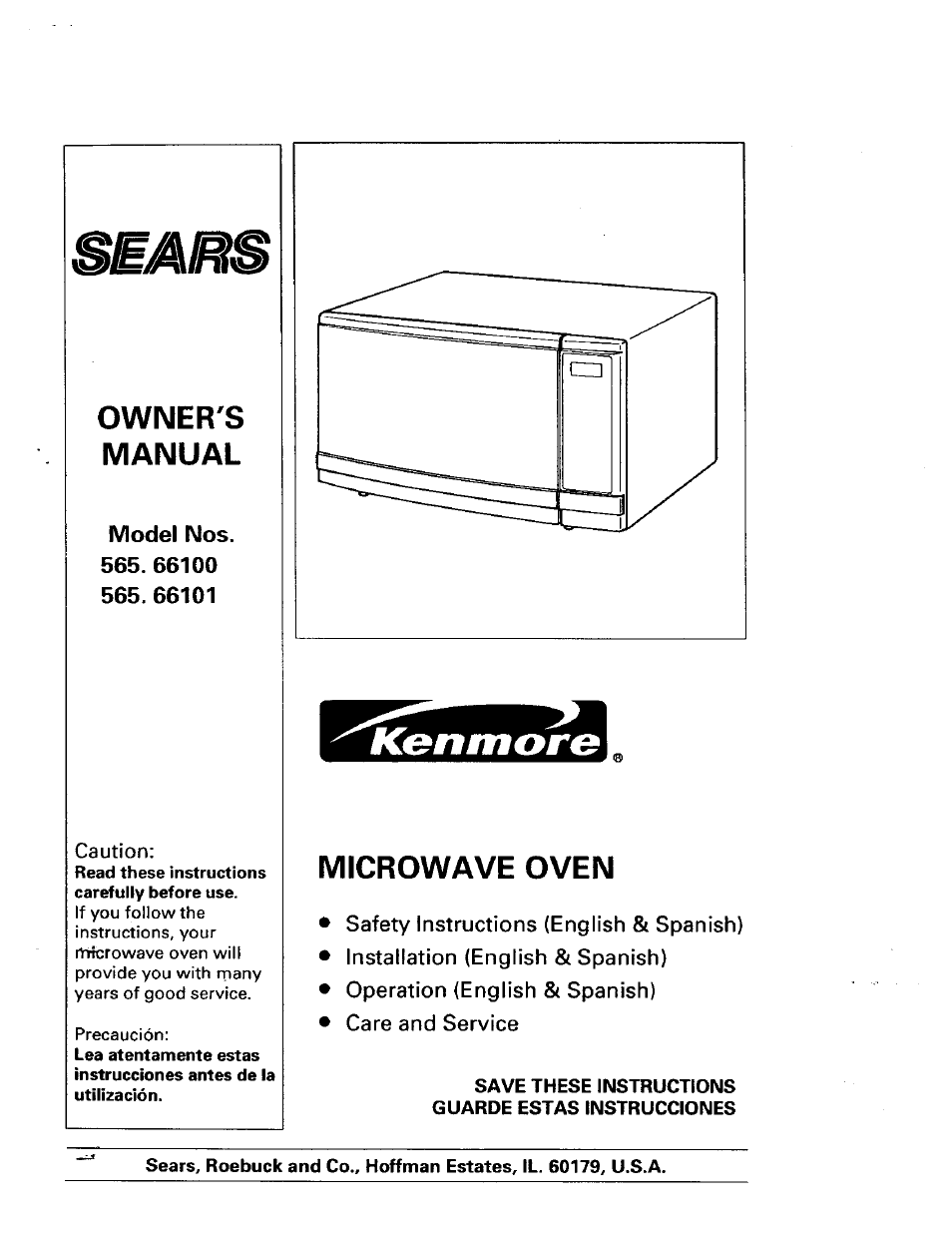 Sears 565.661 User Manual | 22 pages