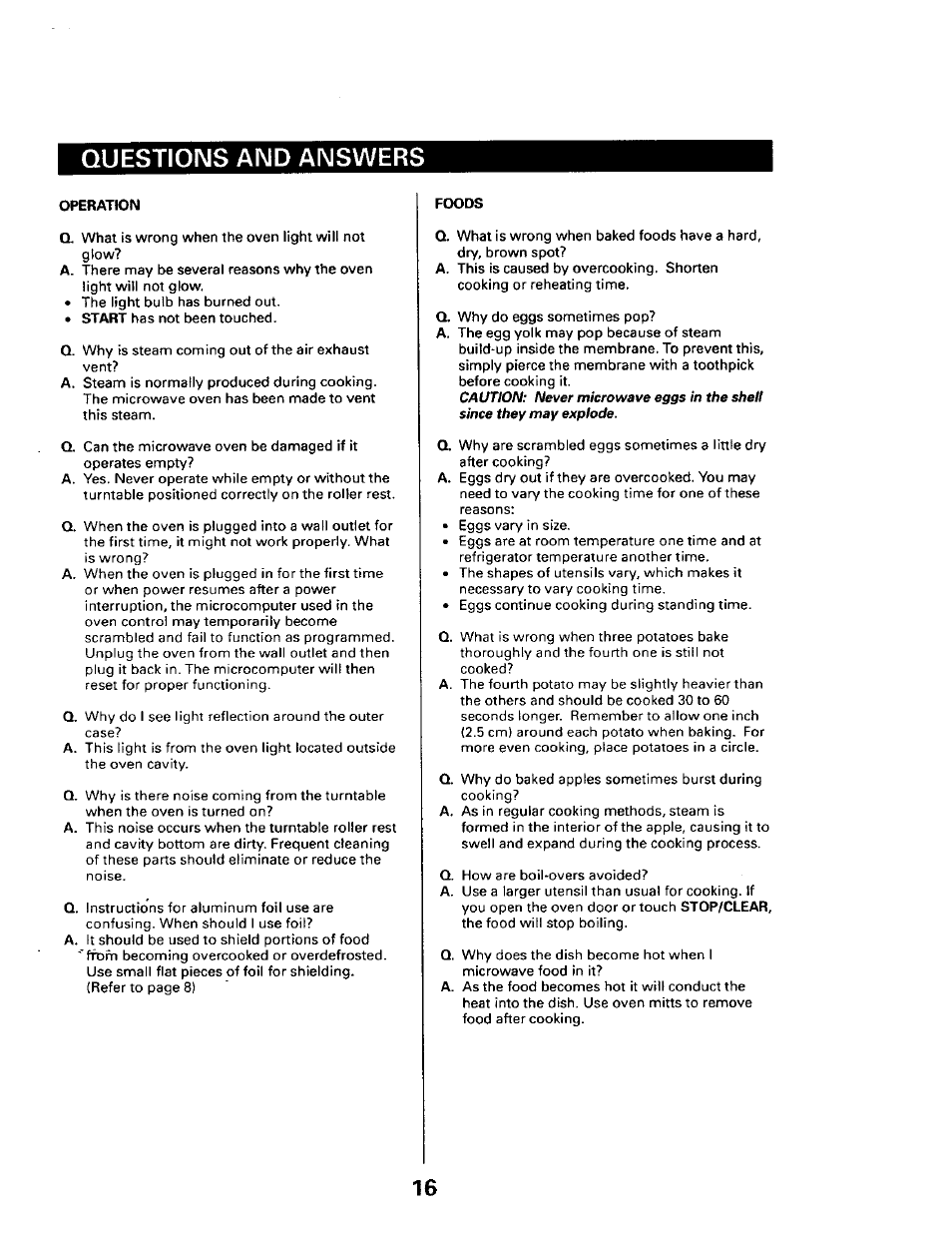 Questions and answers | Sears 565.661 User Manual | Page 18 / 22