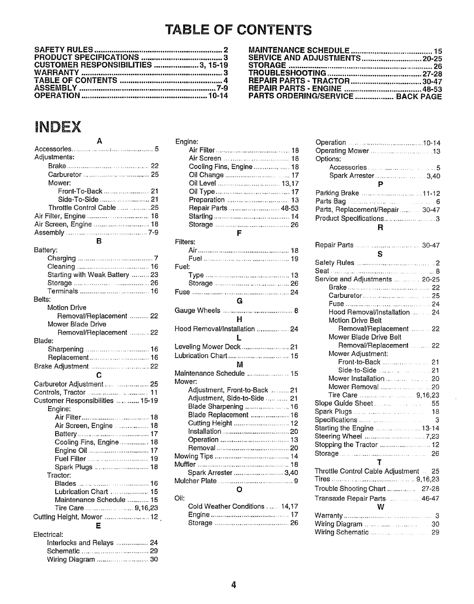 Sears EZ3 917.258542 User Manual | Page 4 / 56