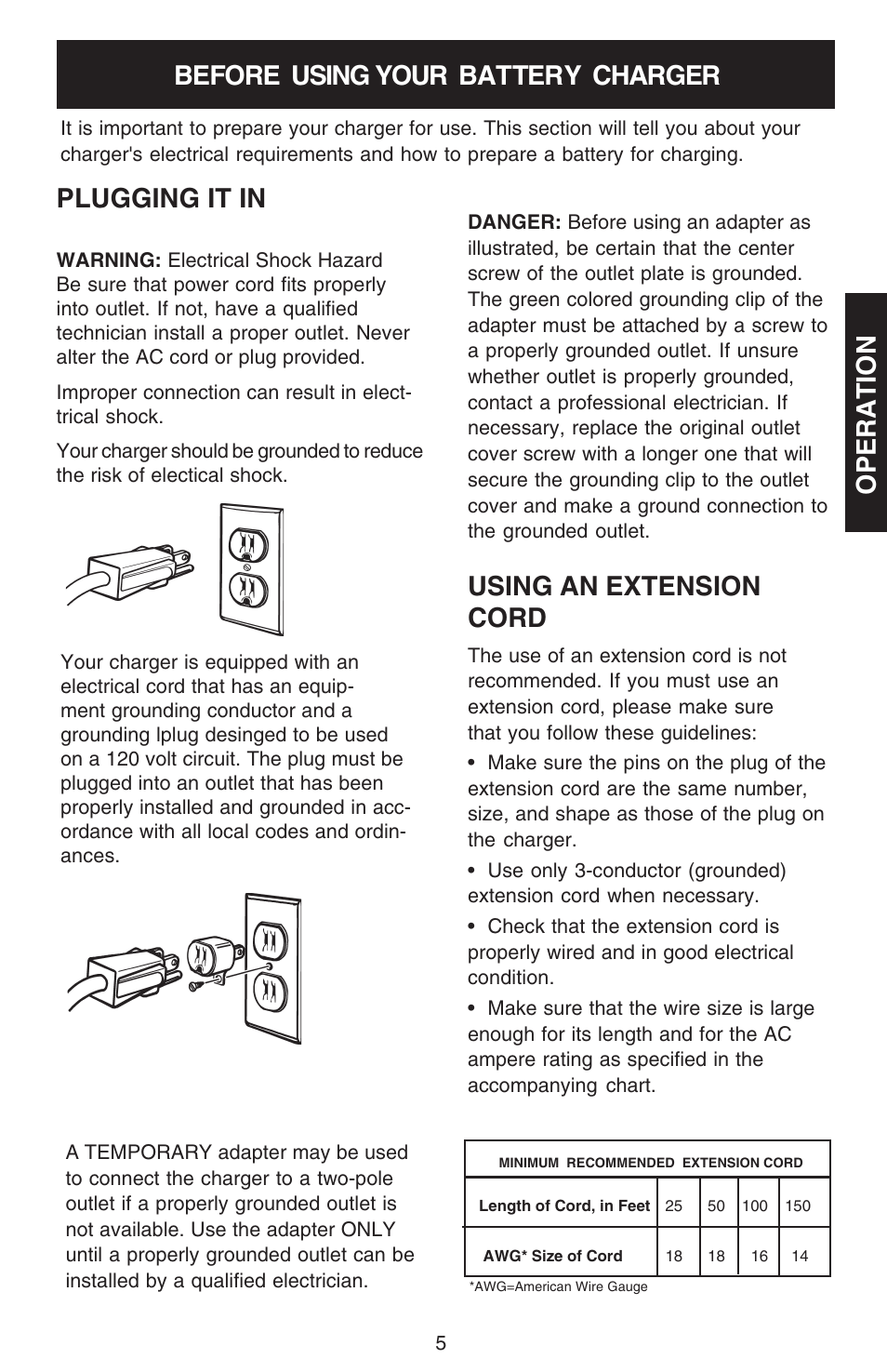Safety, Using an extension cord, Plugging it in | Sears 200.71206 User Manual | Page 5 / 16