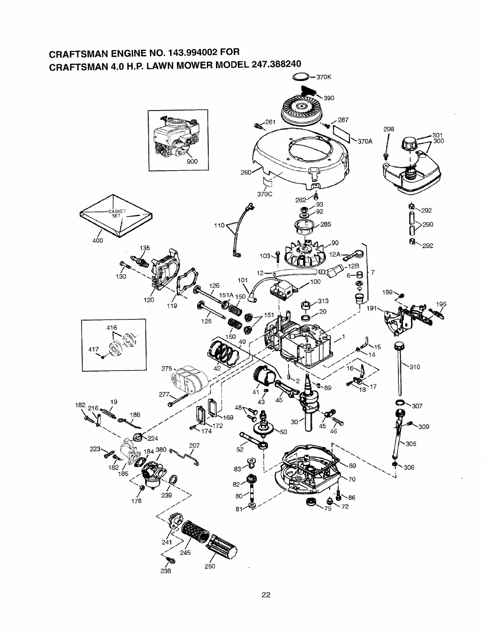 Sears 247.38824 User Manual | Page 22 / 44