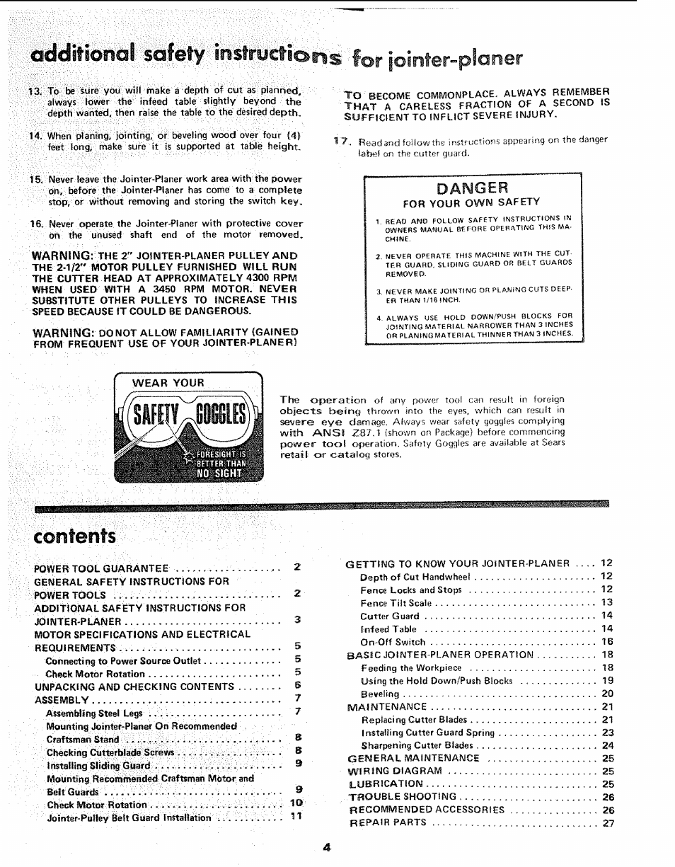Sears 113.206930 User Manual | Page 4 / 32