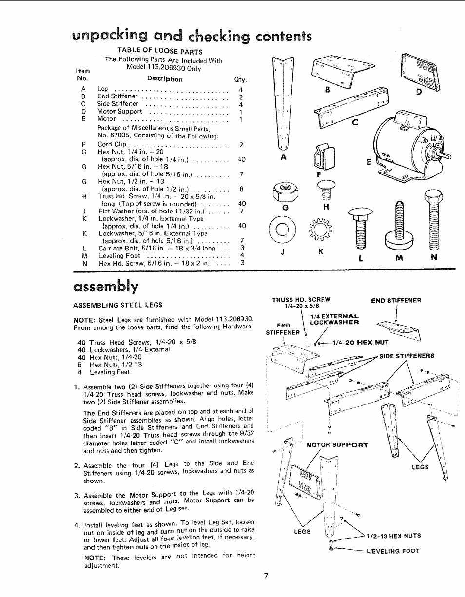 Embiy | Sears 113.206930 User Manual | Page 7 / 32