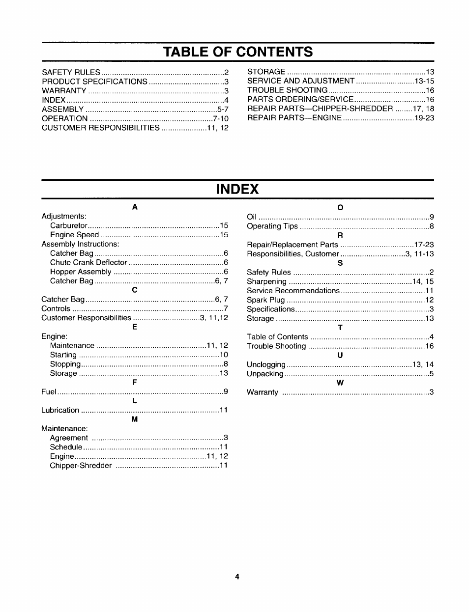 Sears 247.795860 User Manual | Page 4 / 24