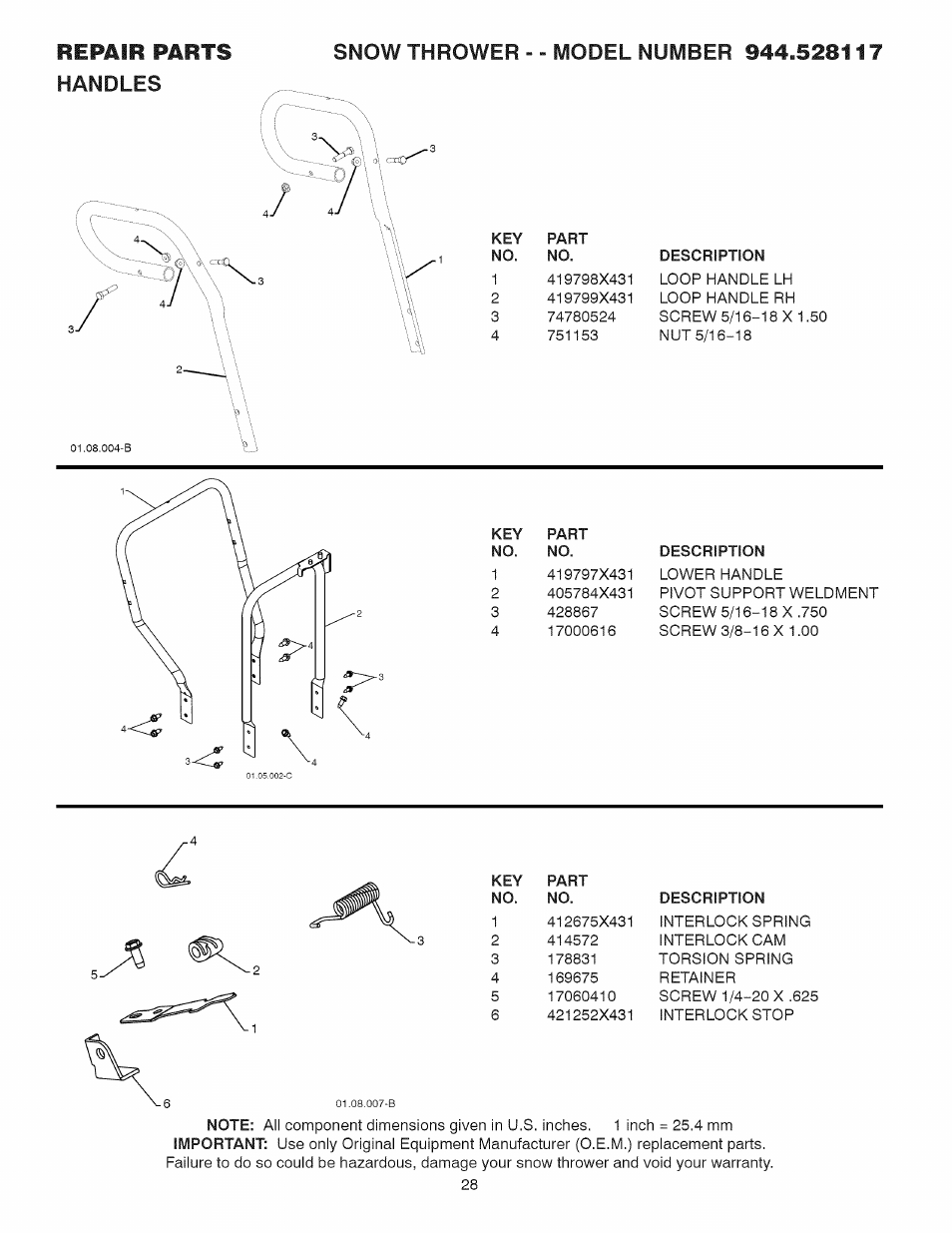 Sears 944.528117 User Manual | Page 28 / 44