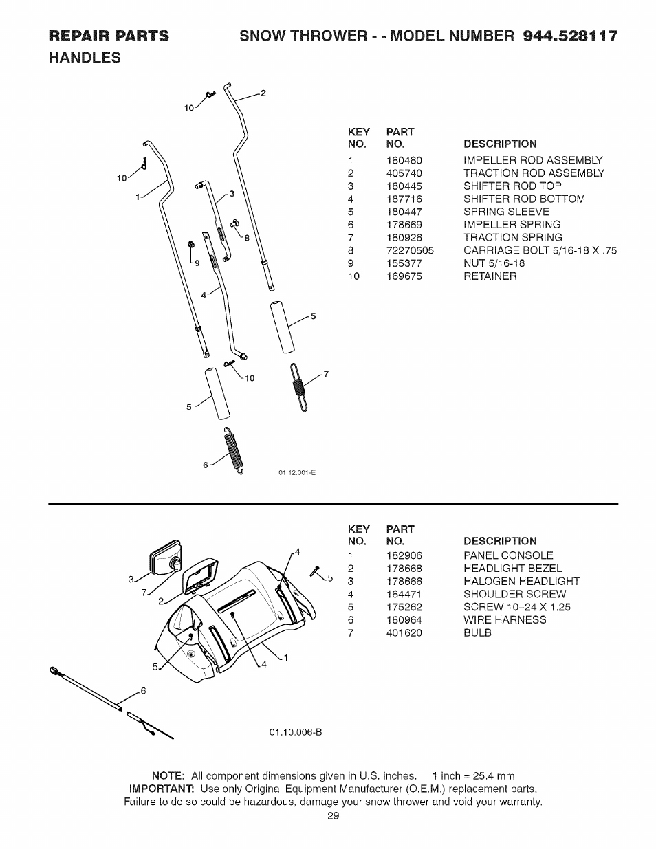 Sears 944.528117 User Manual | Page 29 / 44