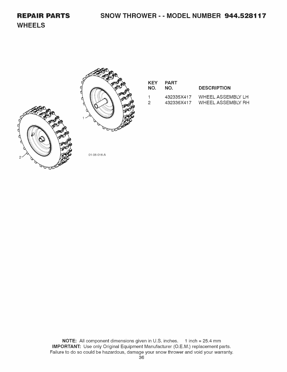 Sears 944.528117 User Manual | Page 36 / 44