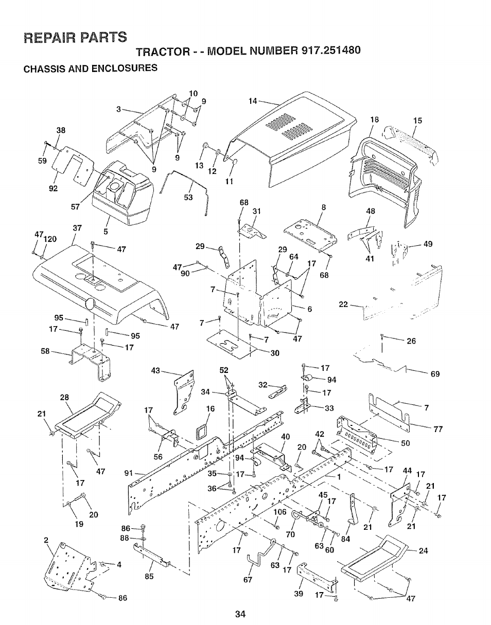 Sears 917.25148 User Manual | Page 34 / 64