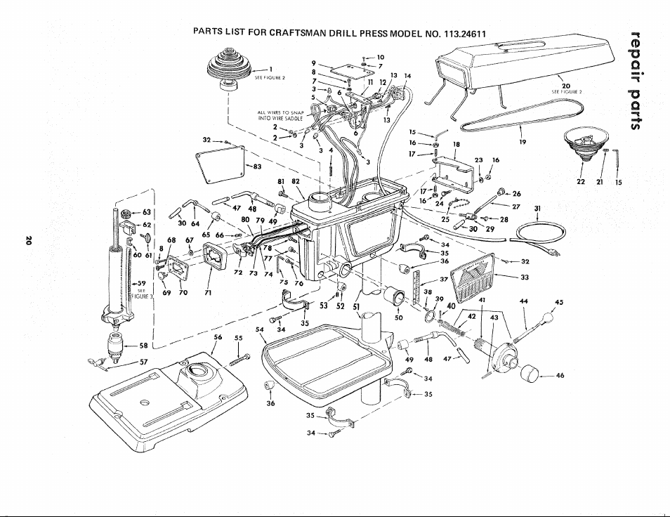 Sears 113.24611 User Manual | Page 20 / 24