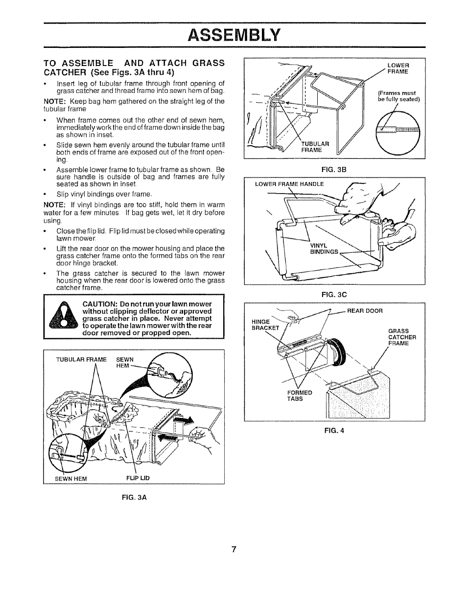 Assembly | Sears 917.372852 User Manual | Page 7 / 28