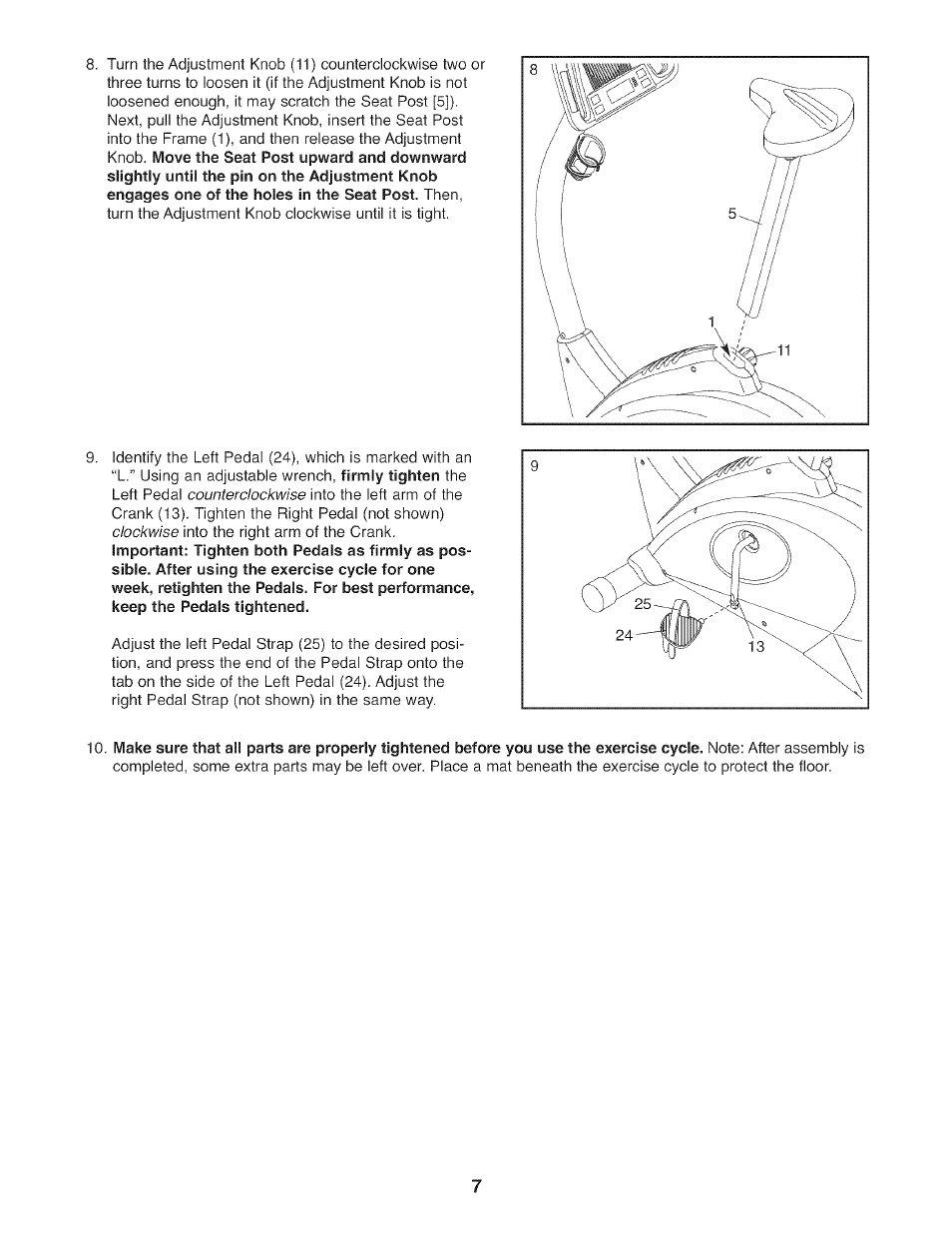 Sears PROFORM XP 100U 831.21641.1 User Manual | Page 7 / 20