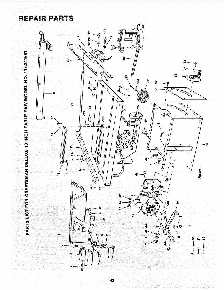 Sears 113.241591 User Manual | Page 42 / 52