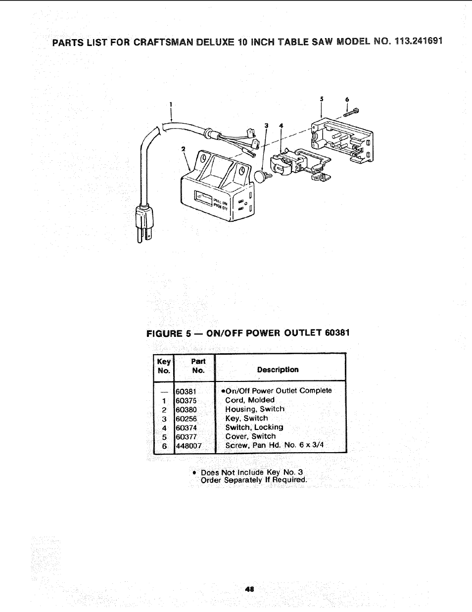 Sears 113.241591 User Manual | Page 48 / 52