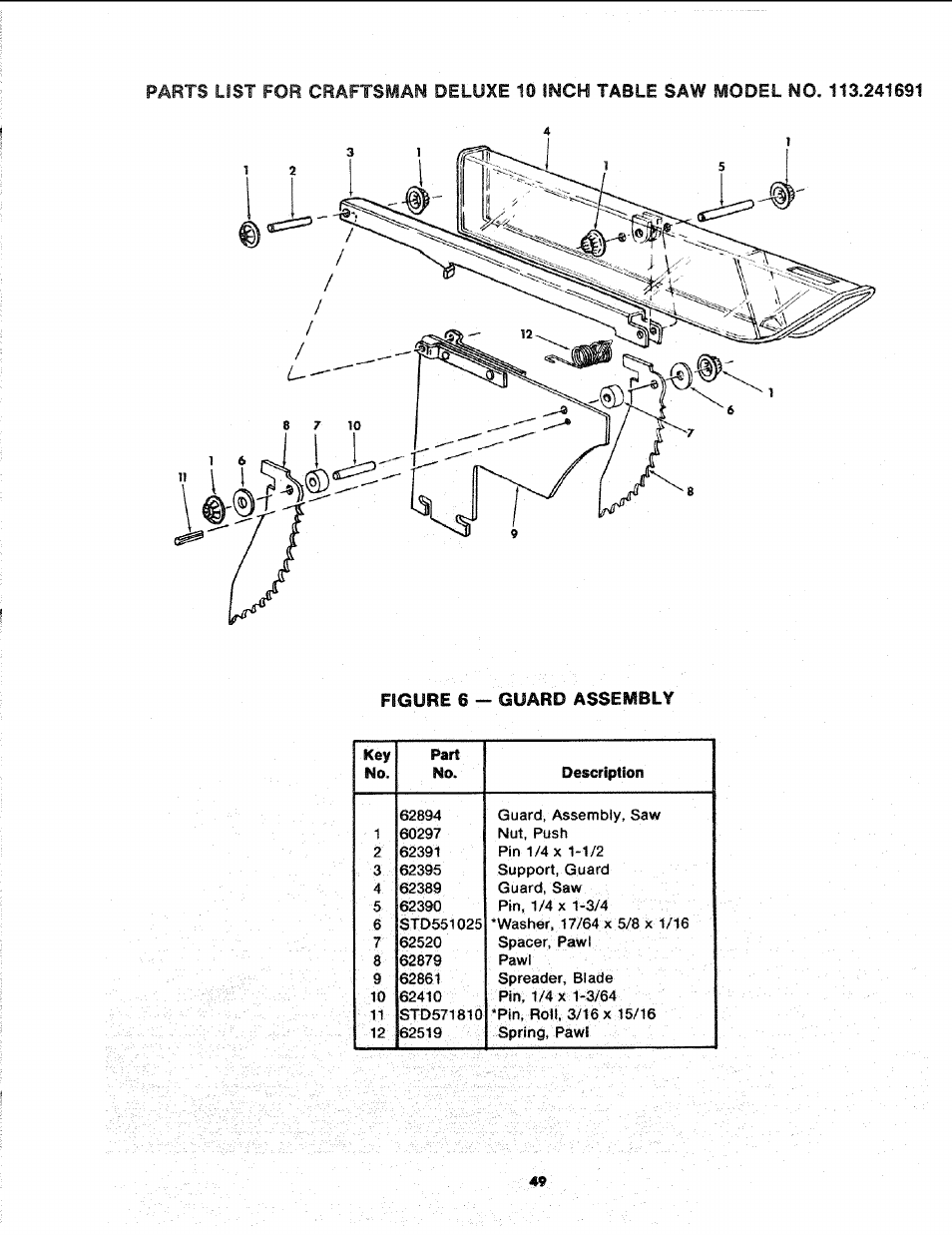 Sears 113.241591 User Manual | Page 49 / 52