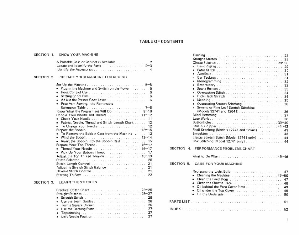 N~12 | Sears KENMORE 385. 1254180 User Manual | Page 3 / 56