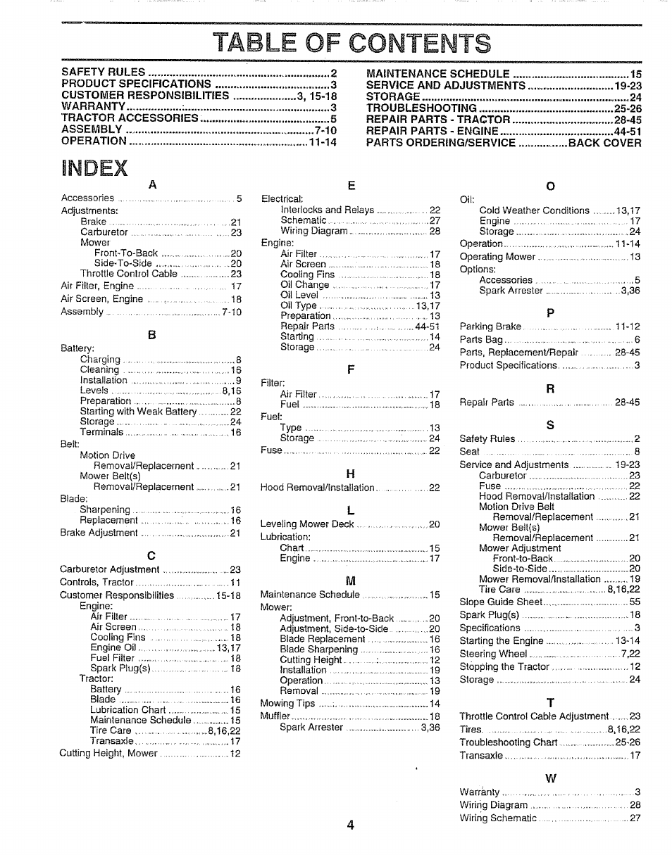 Sears 917.257651 User Manual | Page 4 / 28