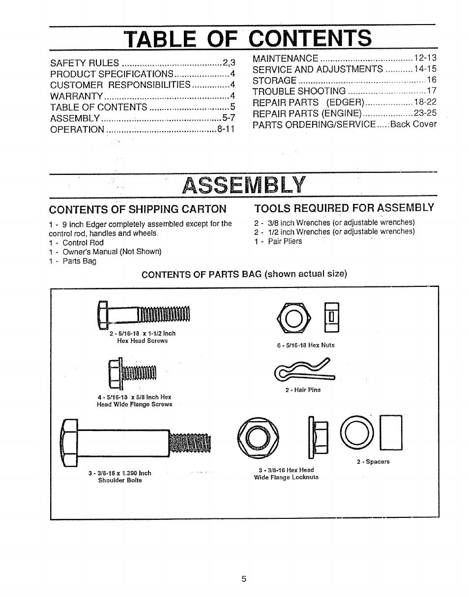 Sears 536.79751 User Manual | Page 5 / 24