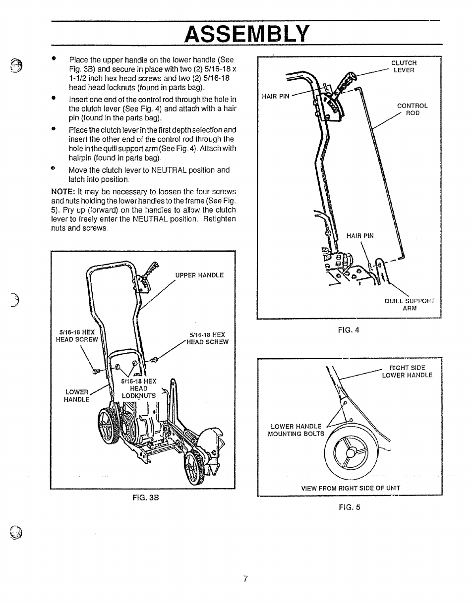 Assembly | Sears 536.79751 User Manual | Page 7 / 24