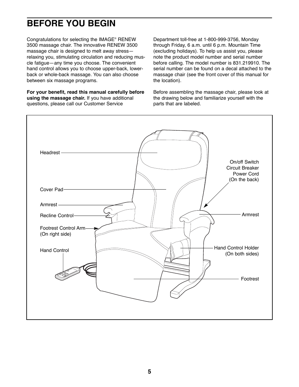 Before you begin | Sears 831.219910 User Manual | Page 5 / 13
