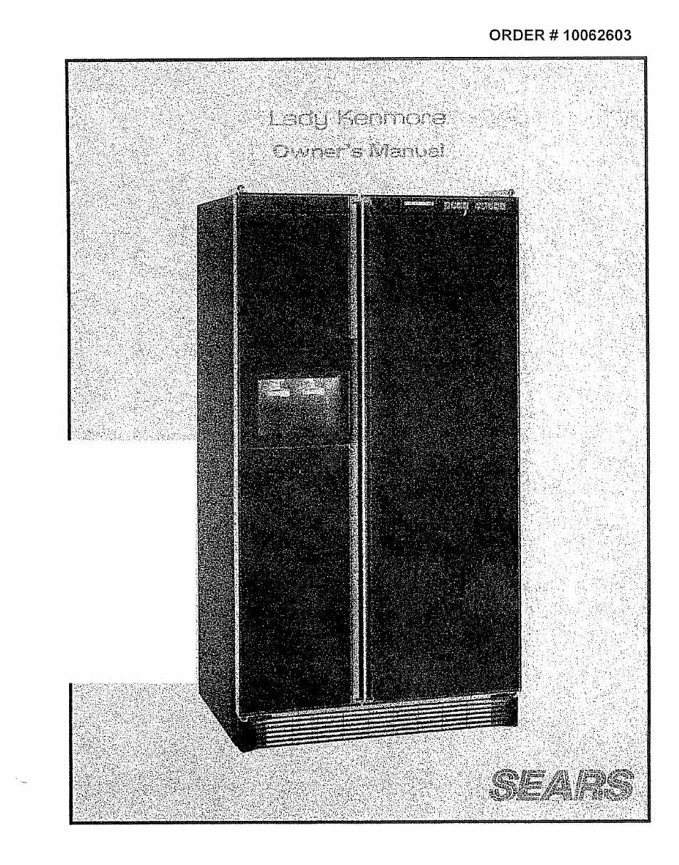 Sears 10062603 User Manual | 28 pages