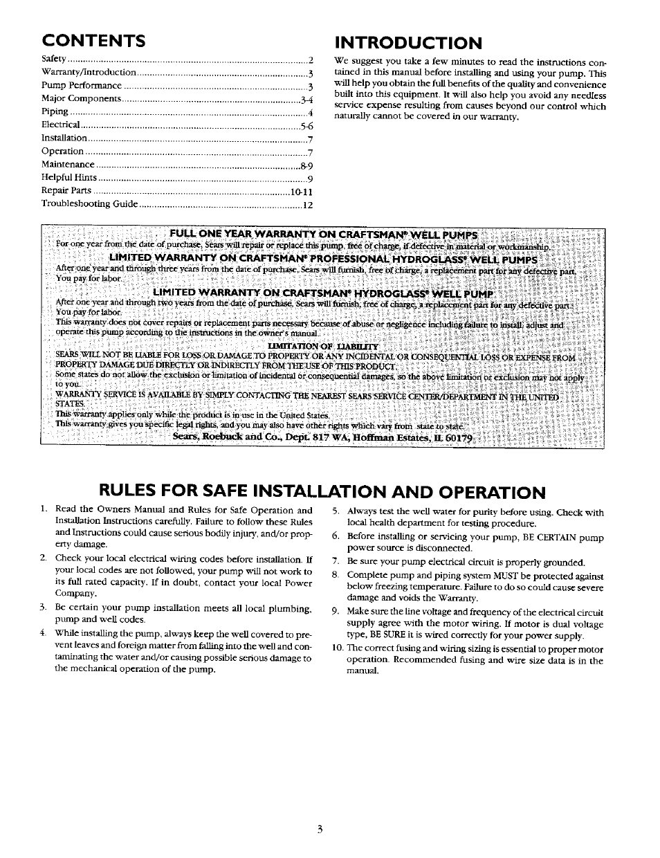 Sears 390.2518 User Manual | Page 3 / 16