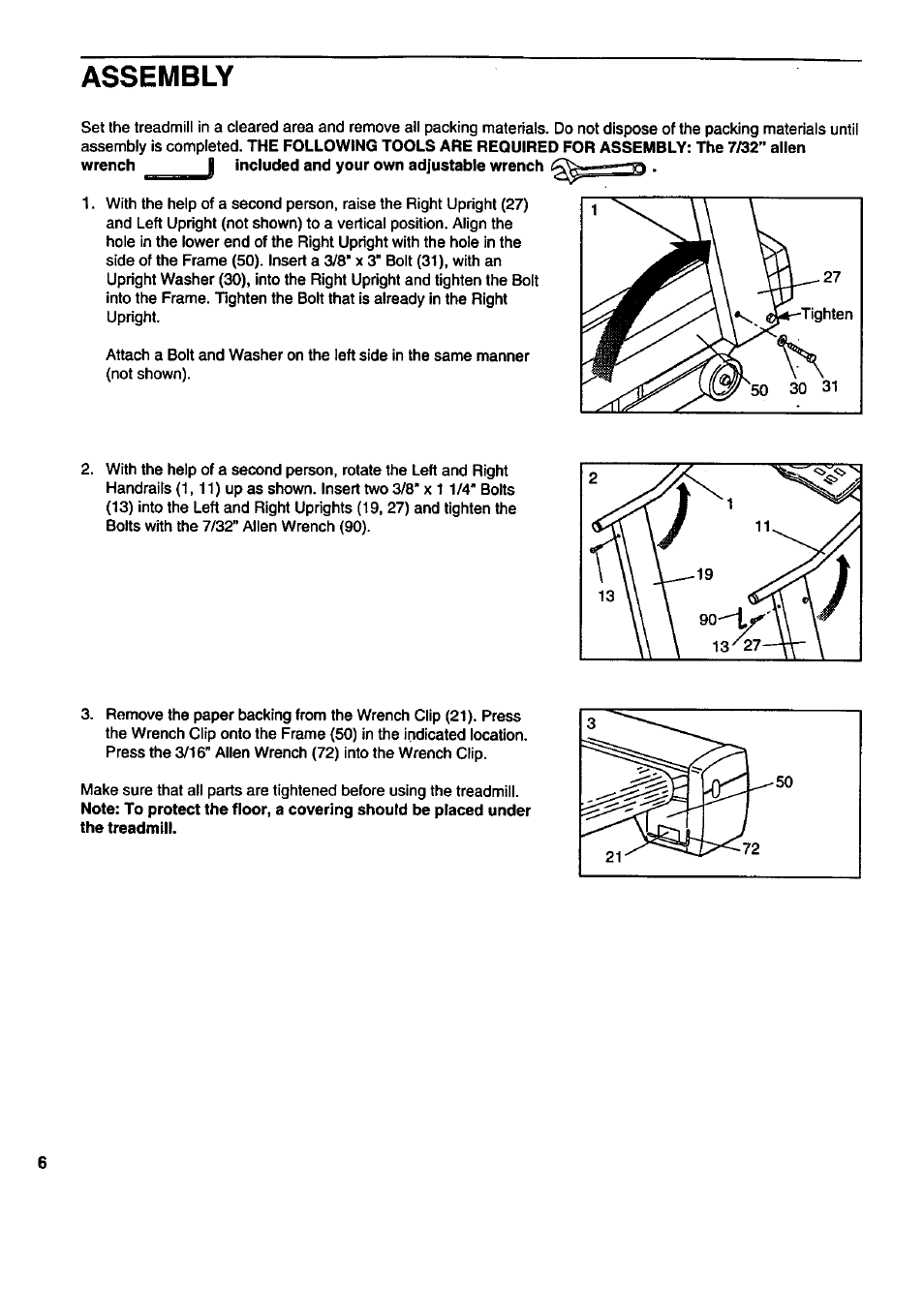 Assembly | Sears 831 297241 User Manual | Page 6 / 16